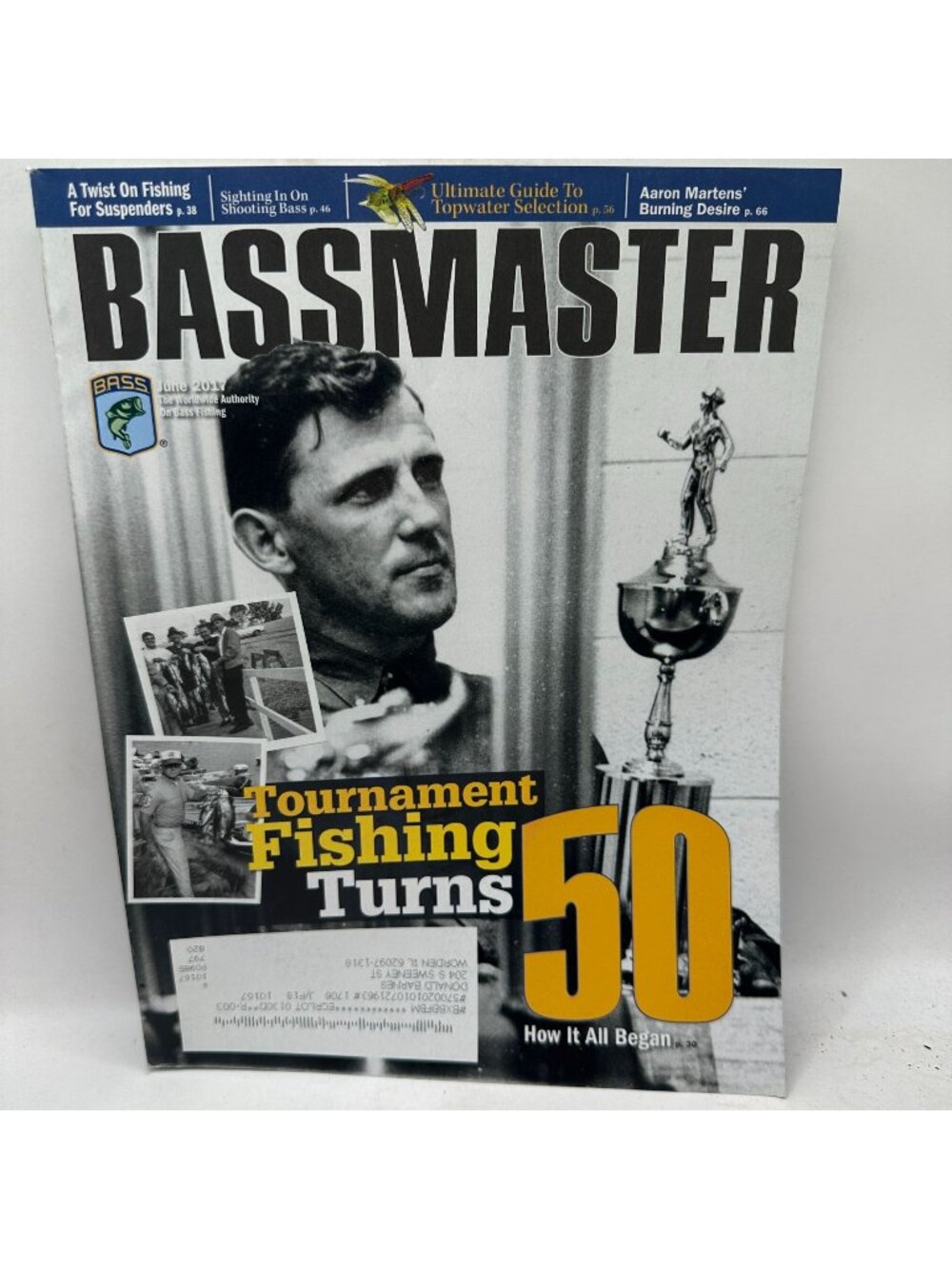 Bassmaster Magazine June 2017 Tournament Fishing Turns 50 Illustrated Fishing